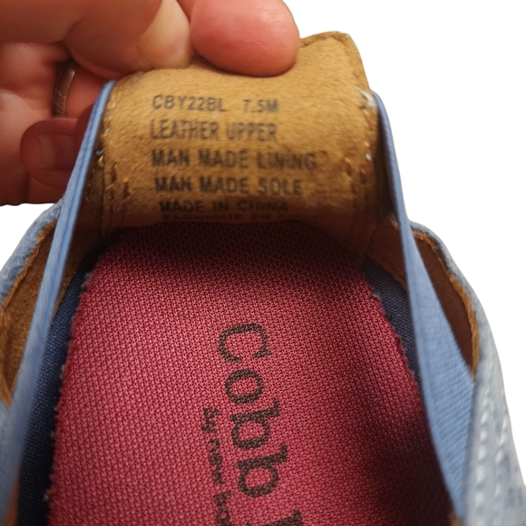 Cobb Hill by New Balance Tara Blue Suede Slip On Shoes Size 7.5 - Picture 8 of 9